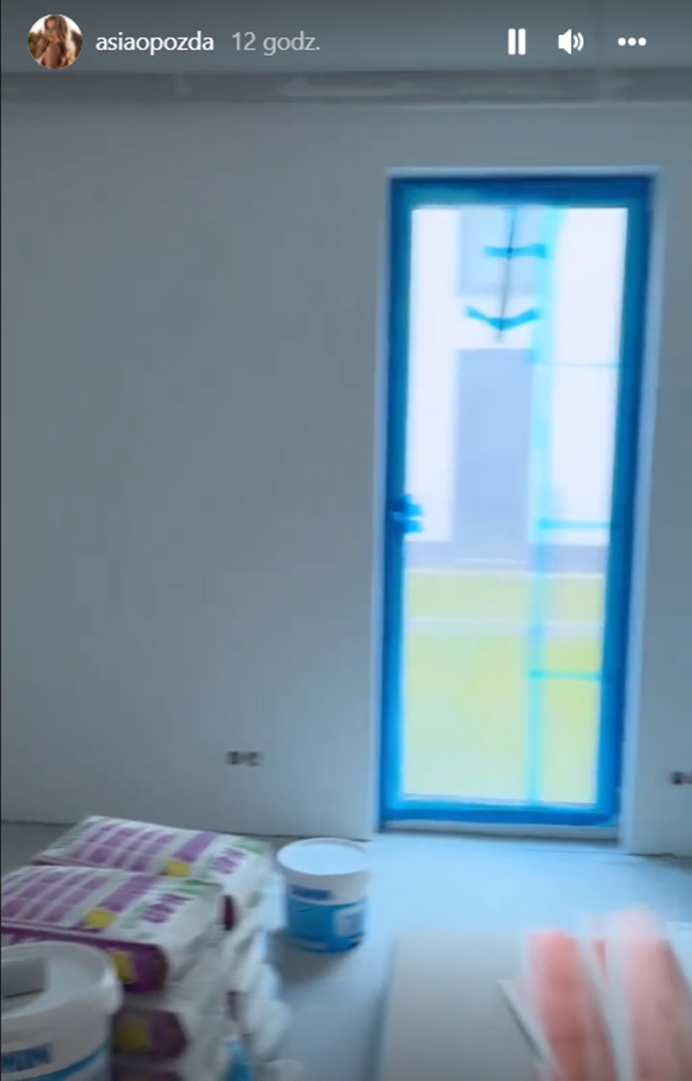 Joanna Opozda, pokój Vincenta, screenshot Instagram