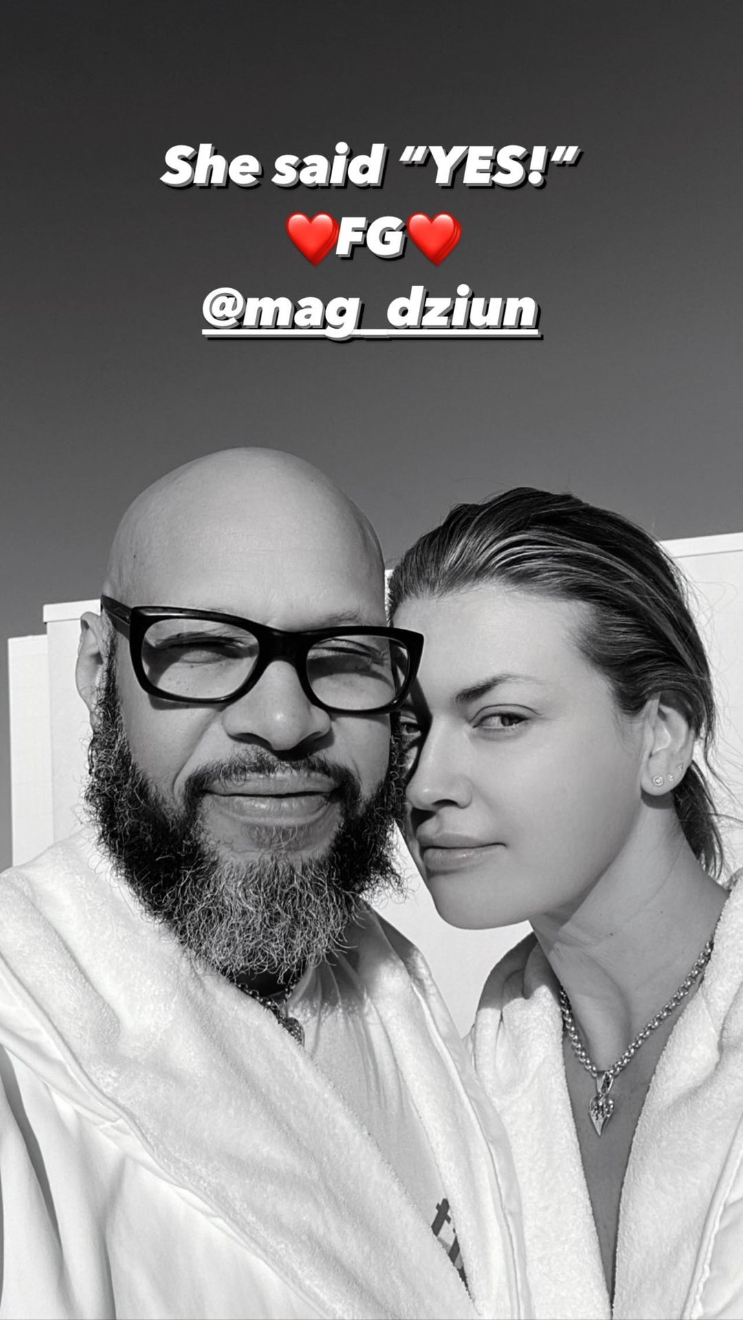 Magdalena Dziun, Frank Ferrer - fot. Instagram