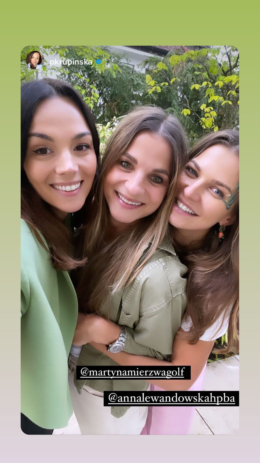 Anna Lewandowska, Paulina Krupińska, fot. Instagram @annalewandowskahpba