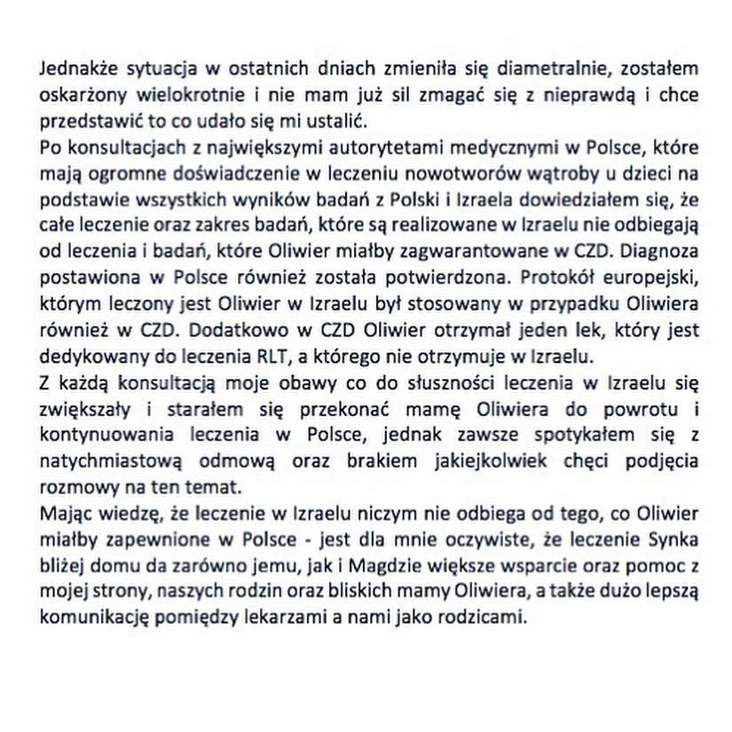 Jakub Rzeźniczak - oświadczenie, fot. Instagram @jakubrzezniczak25