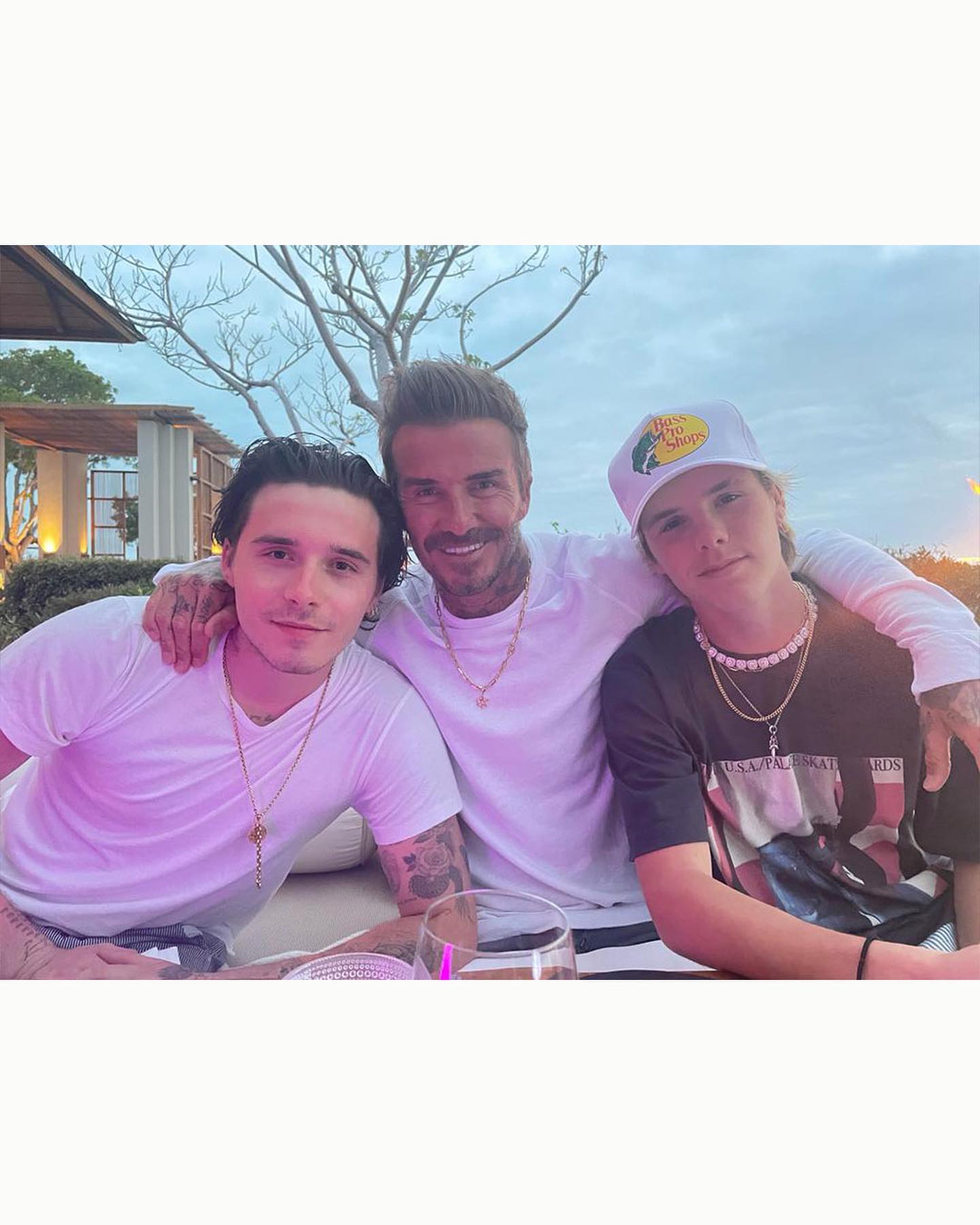 David Beckham z synami, fot. Instagram