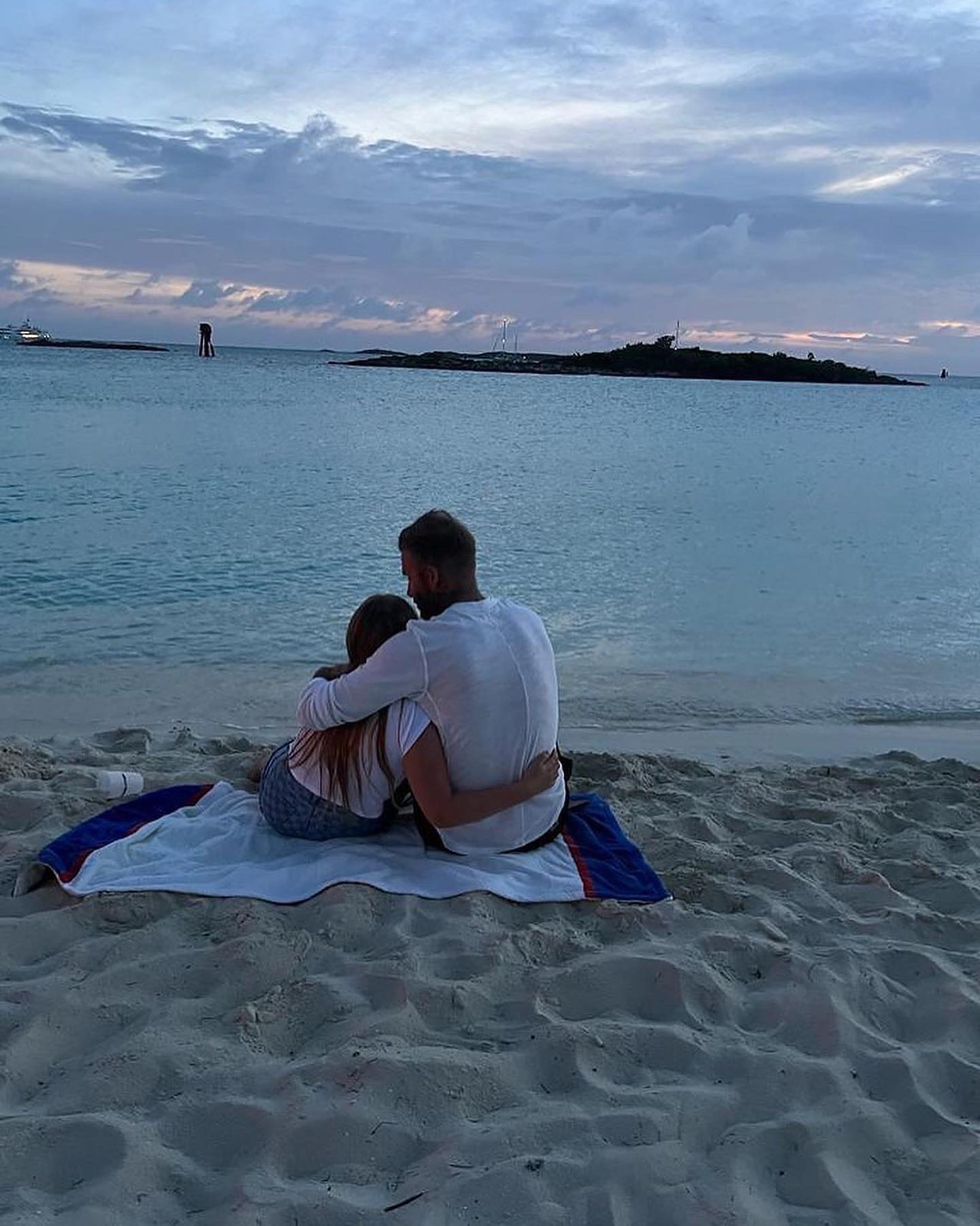 David Beckham z córką, fot. Instagram