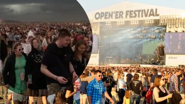 Open'er Festival 2022 - ewakuacja - fot. AKPA/Kurnikowski, screeenshot nagrania udostępnionego przez trojmiasto.pl