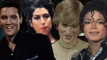 Amy Winehouse, Elvis Presley, księżna Diana, Michael Jackson - fot. screenshot YouTube @Amy Winehouse, Reigh Phillip Clayton channel, Amy Winehouse, ThamesTv