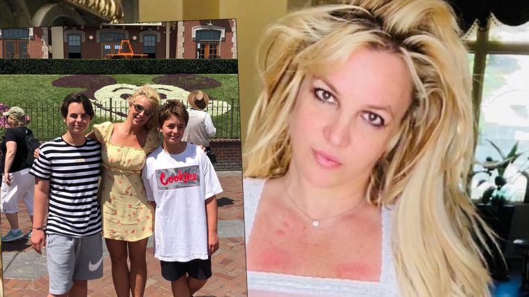 Britney Spears z synami - fot. Instagram @britneyspears