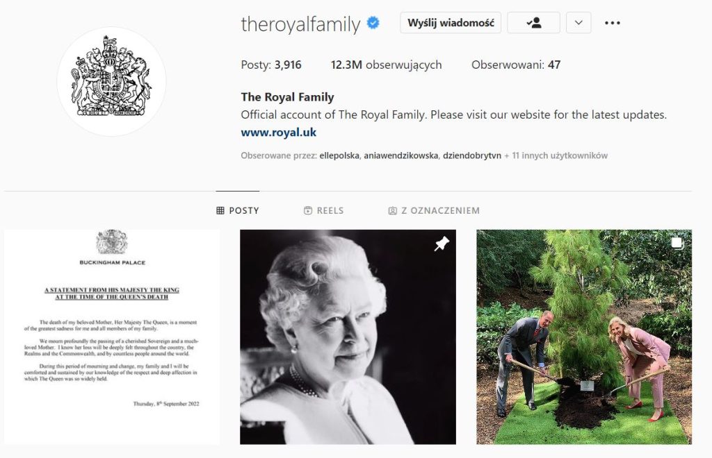 Niefortunna wpadka na Instagramie rodziny królewskiej - fot. screenshot Instagram @theroyalfamily