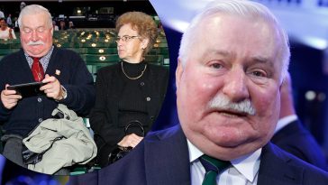 Lech Wałęsa, Danuta Wałęsa - fot. Podlewski, Engelbrecht AKPA