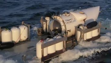 Łódź podwodna Titan - fot. screenshot YouTube @OceanGateExpeditions