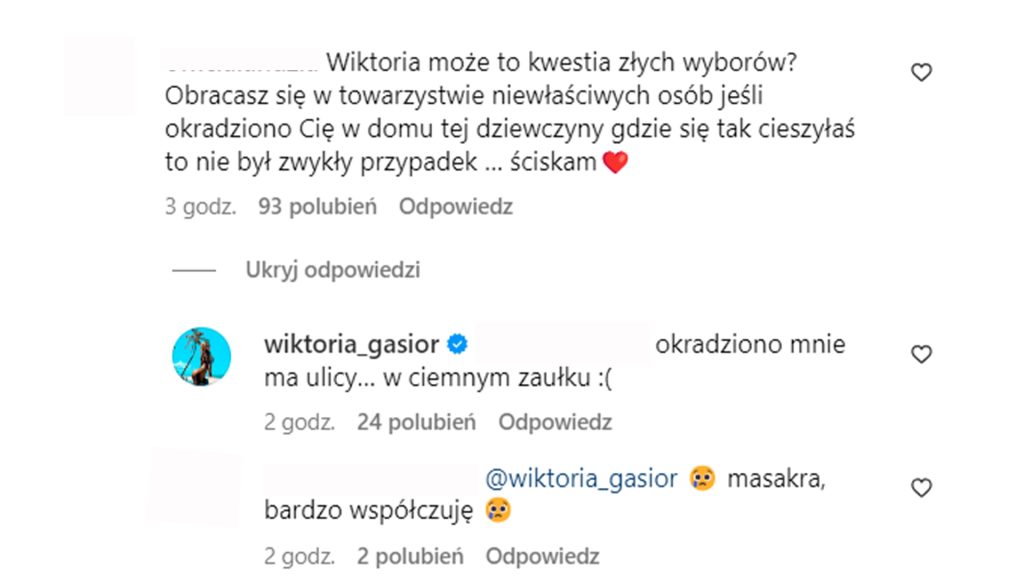 Wiktoria Gąsior - fot. screenshot Instagram @wiktoria_gasior