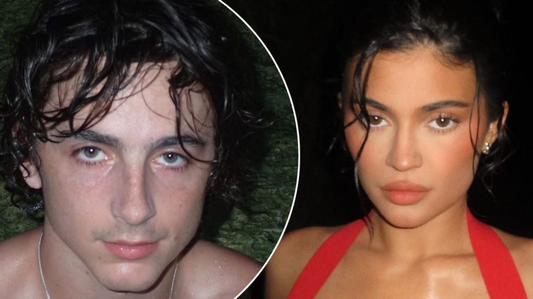 Timothee Chalamet, Kylie Jenner - fot. Instagram @tchalemet @kyliejenner