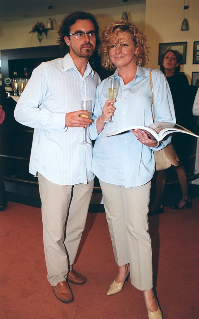 Mariusz Diakowski, Magdalena Gessler, 2002 rok - fot. Niemiec/AKPA