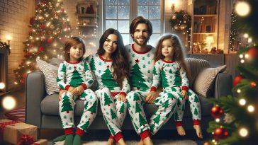 Świąteczne piżamy dla rodziny