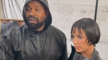 Kanye West, Bianca Censori - fot. YouTube @backgrid