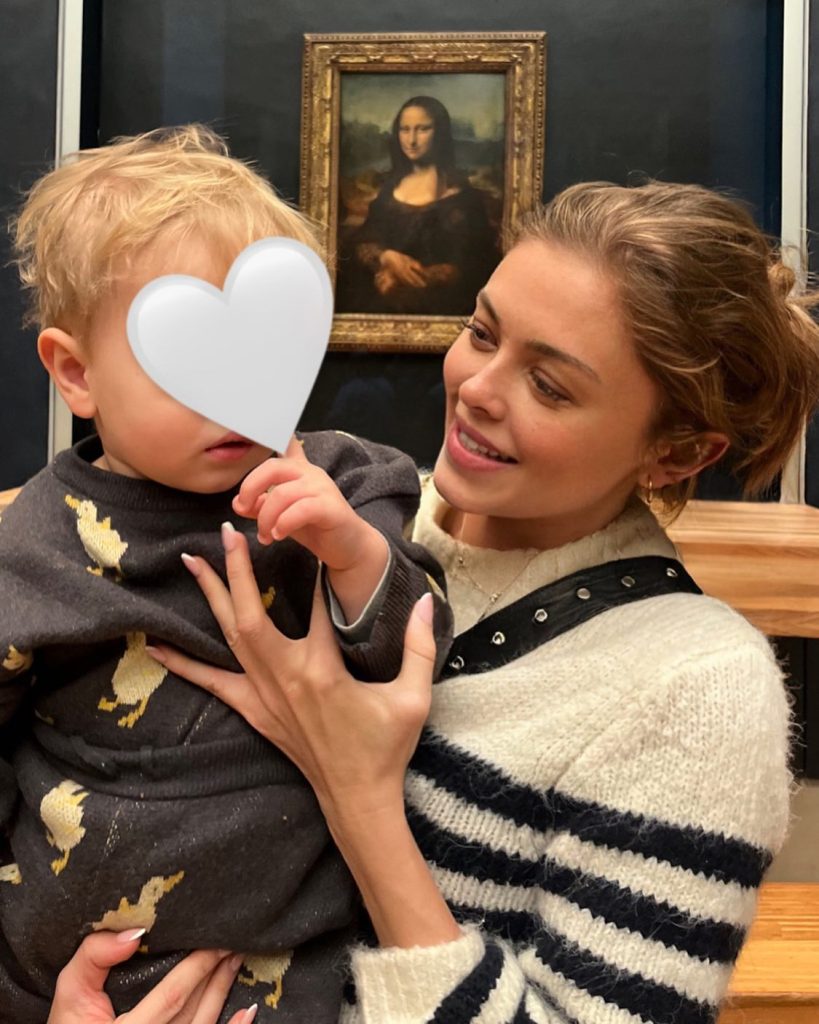Joanna Opozda z synem - fot. Instagram @asiaopozda