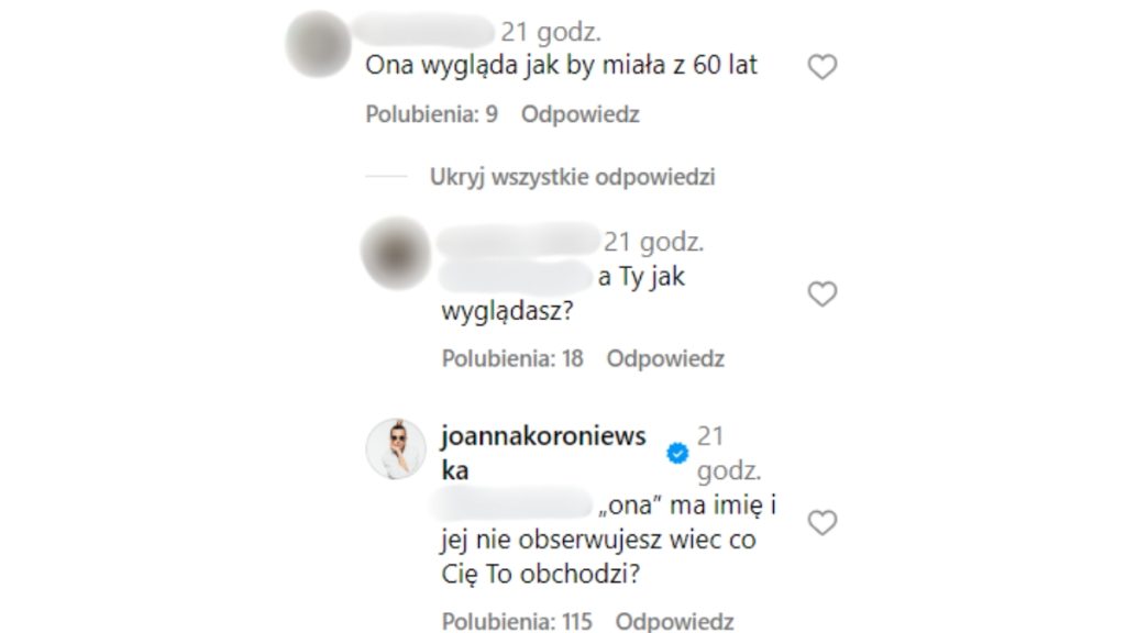 Joanna Koroniewska - fot. Instagram @joannakoroniewska