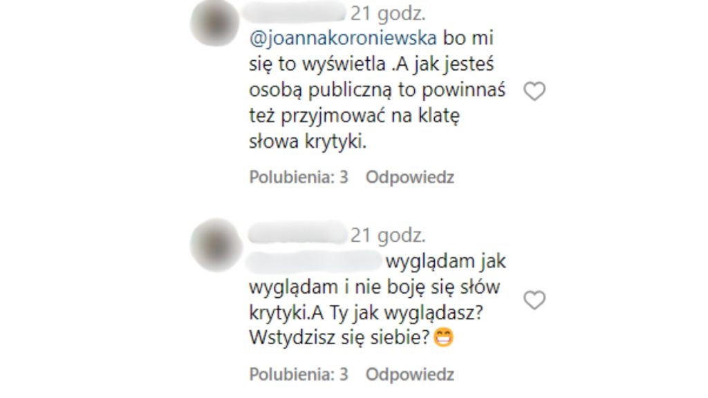 Joanna Koroniewska - fot. Instagram @joannakoroniewska